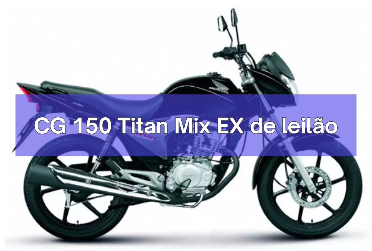 CG 150 Titan Mix EX em leilão