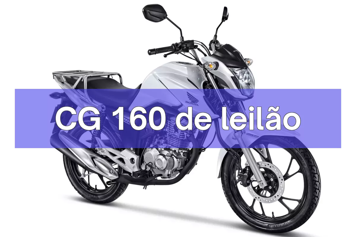 CG 160 em leilão
