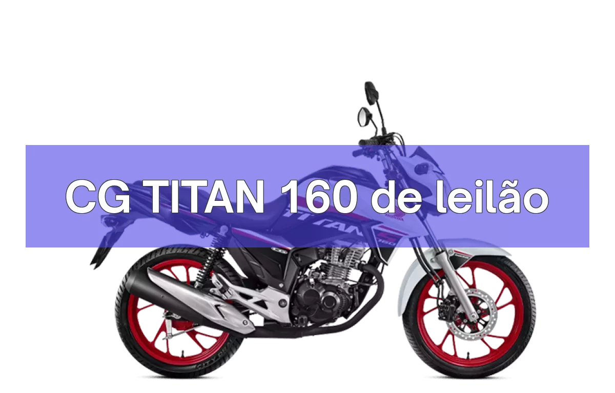 CG TITAN 160 em leilão