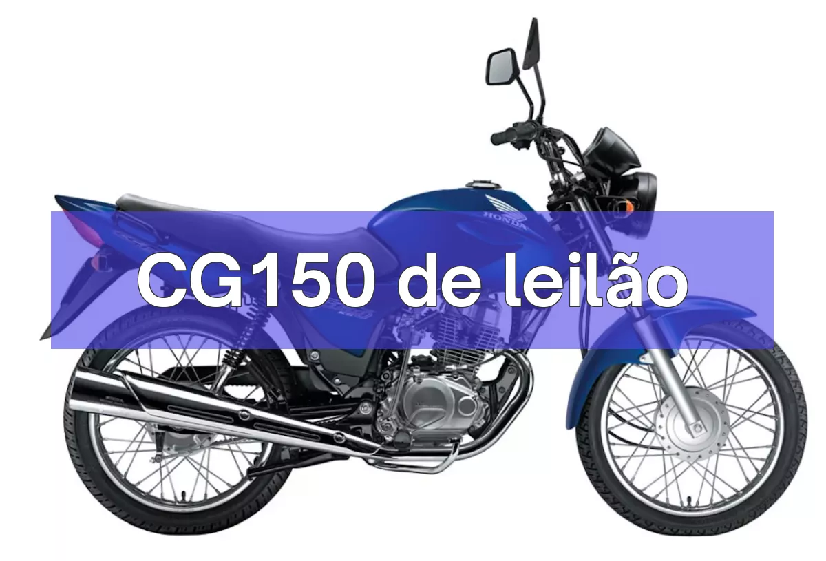 CG150 em leilão