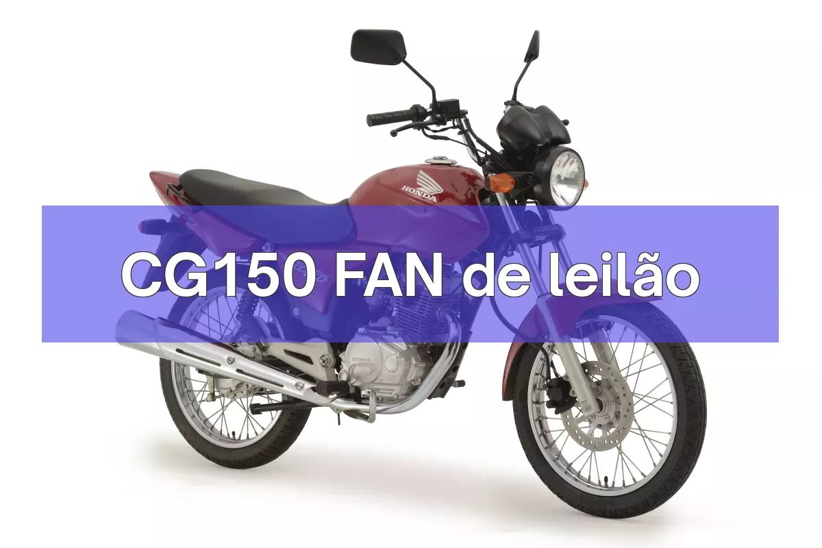 CG150 FAN em leilão