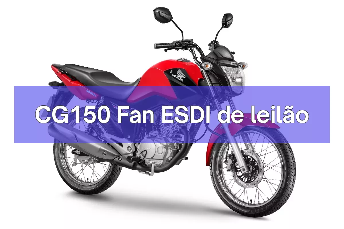 CG150 Fan ESDI em leilão