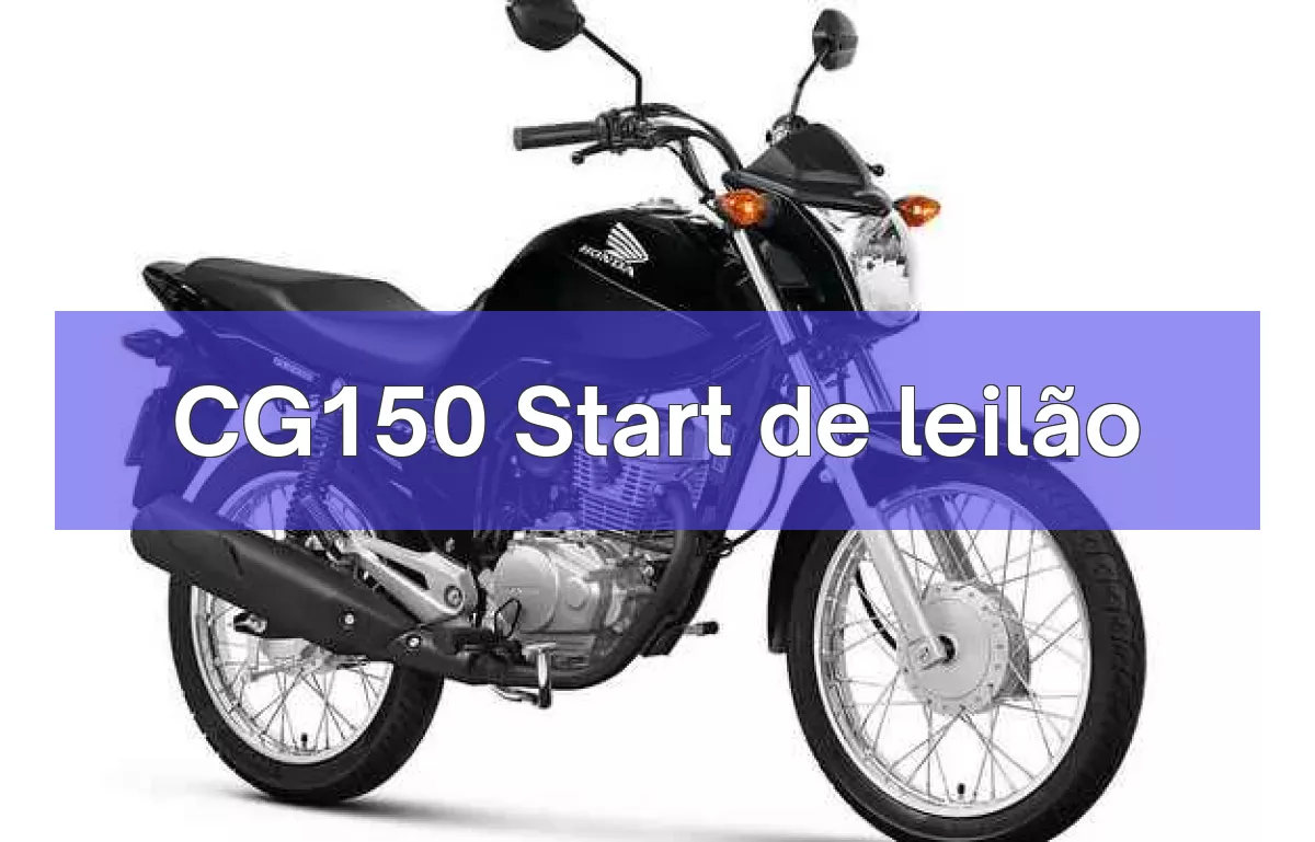 CG150 Start em leilão