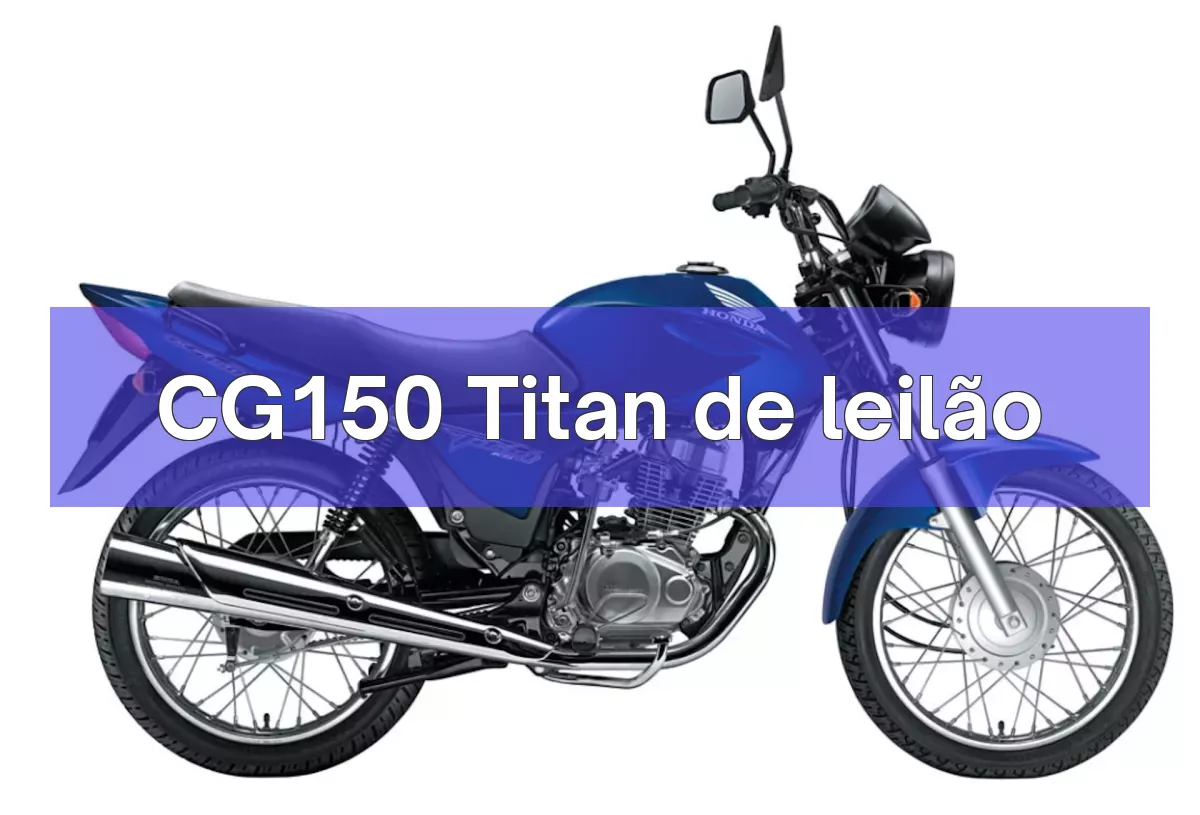 CG150 Titan em leilão