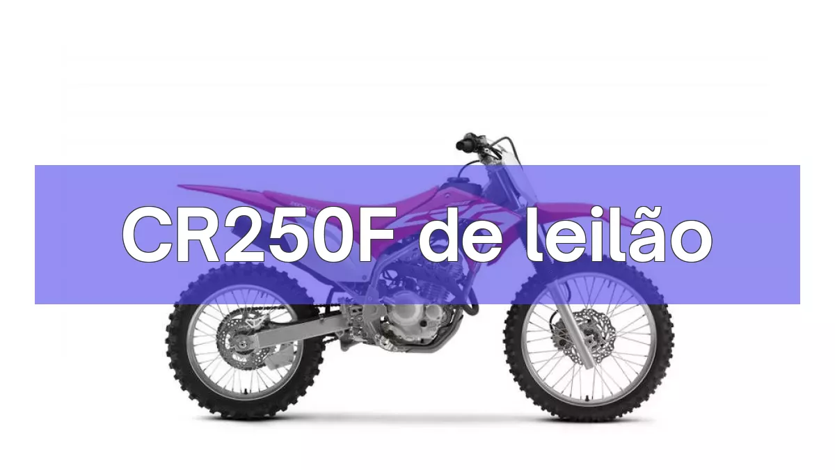 CR250F em leilão