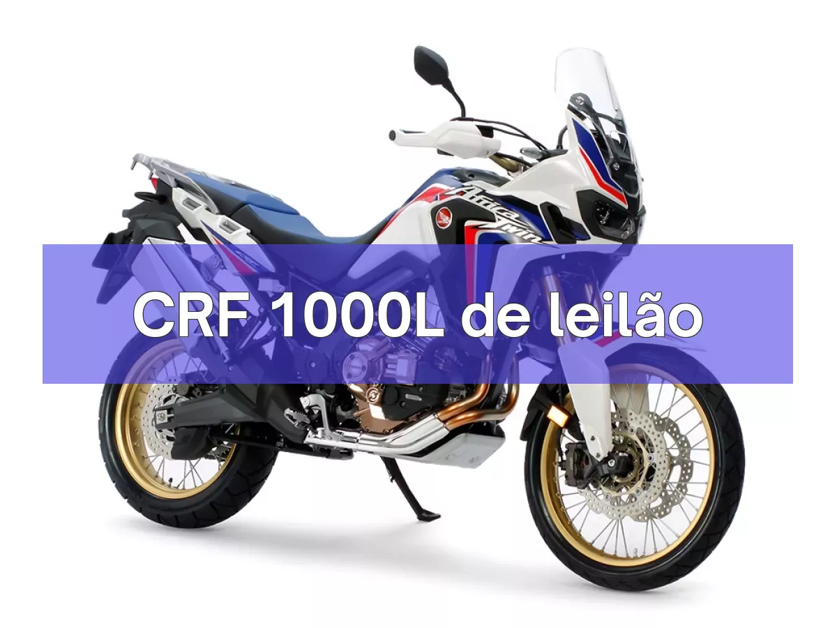 CRF 1000L em leilão