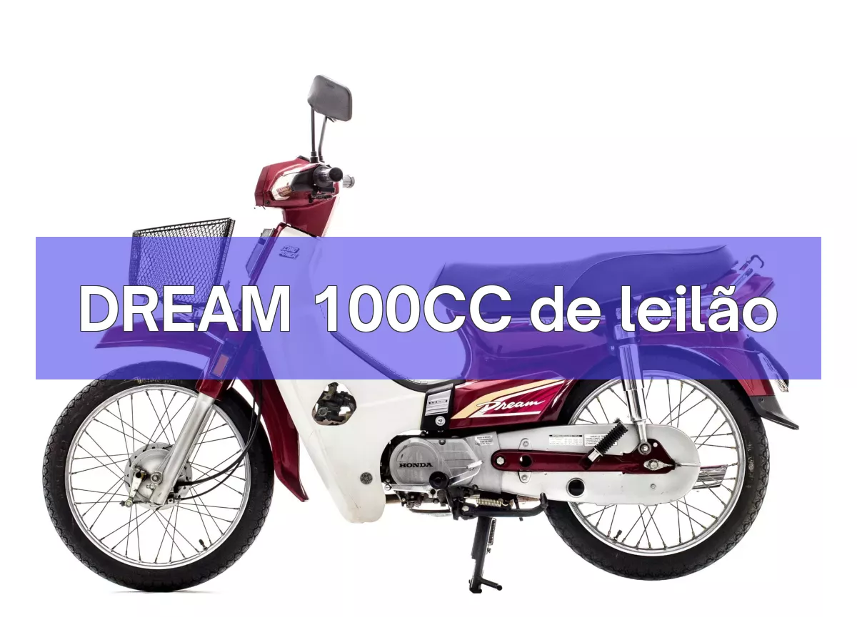 DREAM 100CC em leilão