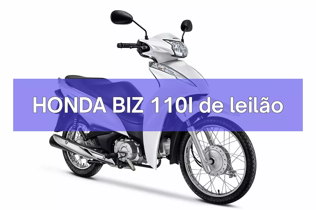 HONDA BIZ 110I em leilão