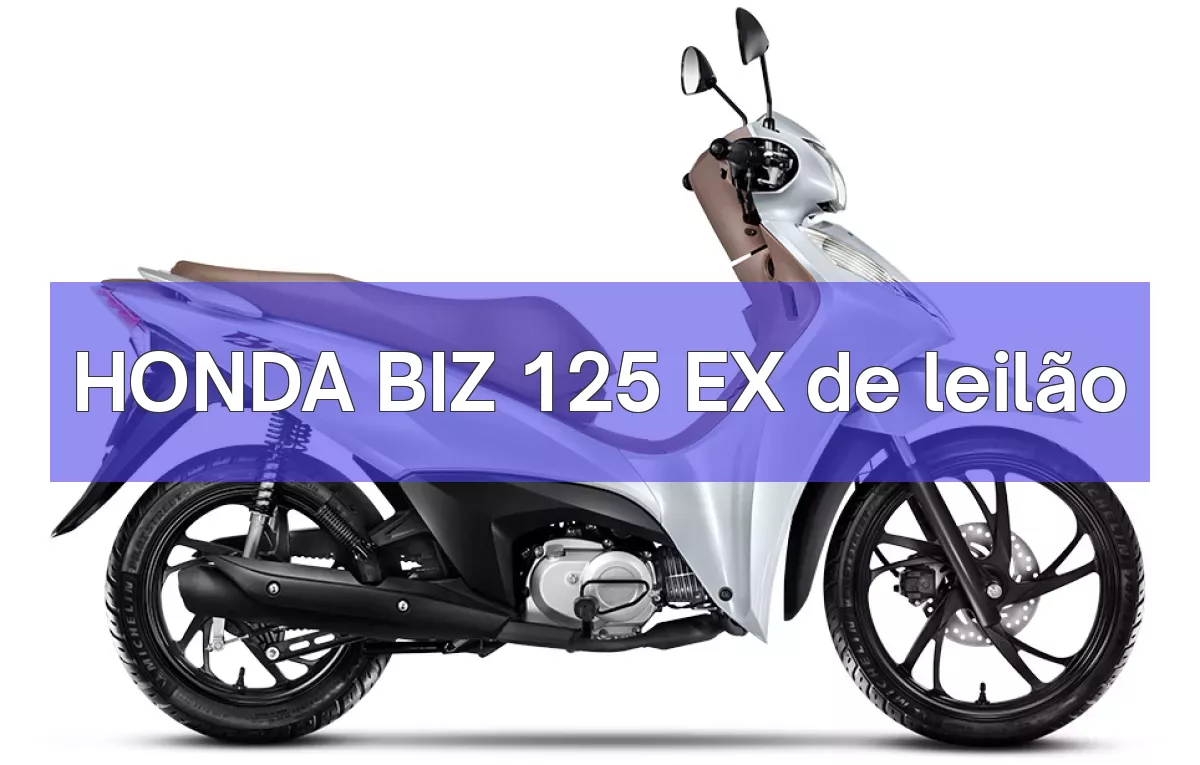 HONDA BIZ 125 EX em leilão