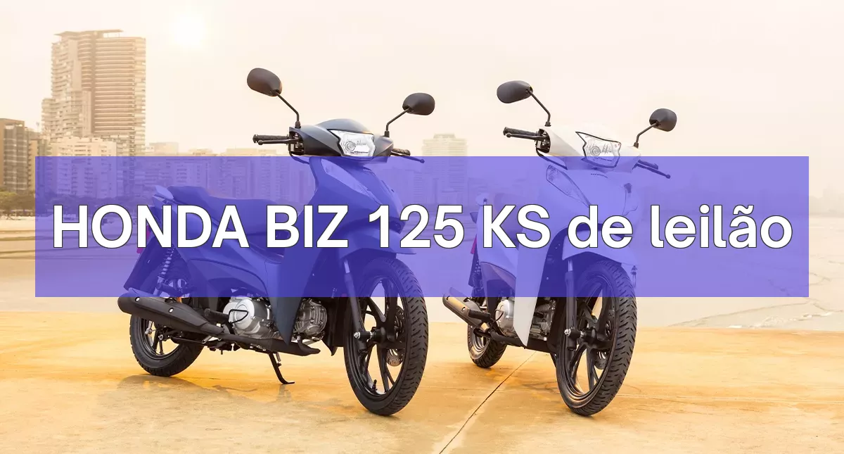 HONDA BIZ 125 KS em leilão