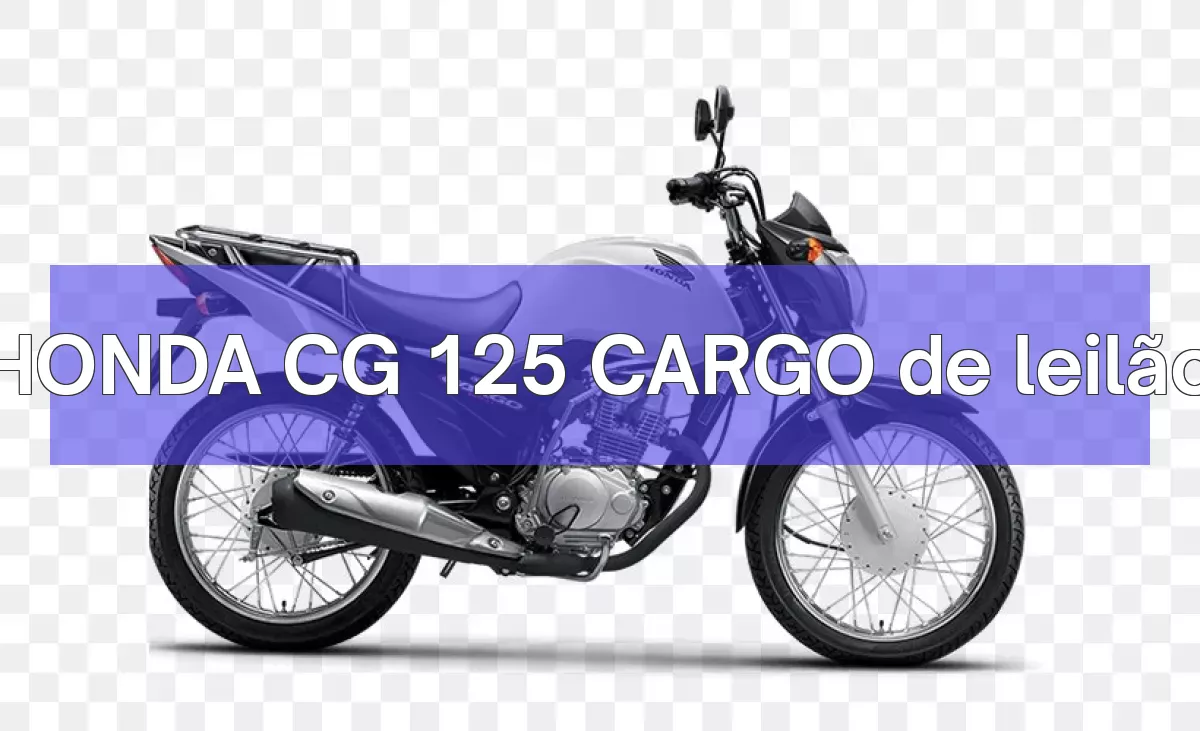 HONDA CG 125 CARGO em leilão