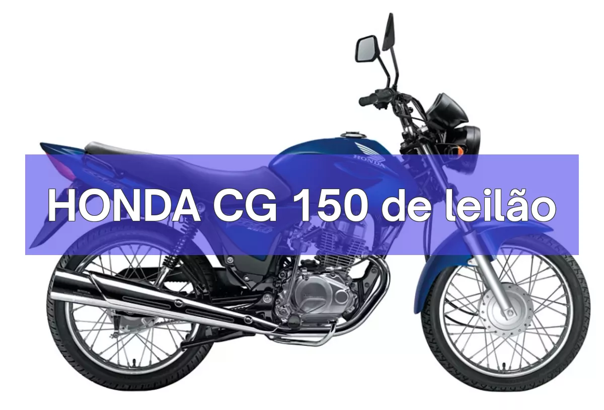 HONDA CG 150 em leilão