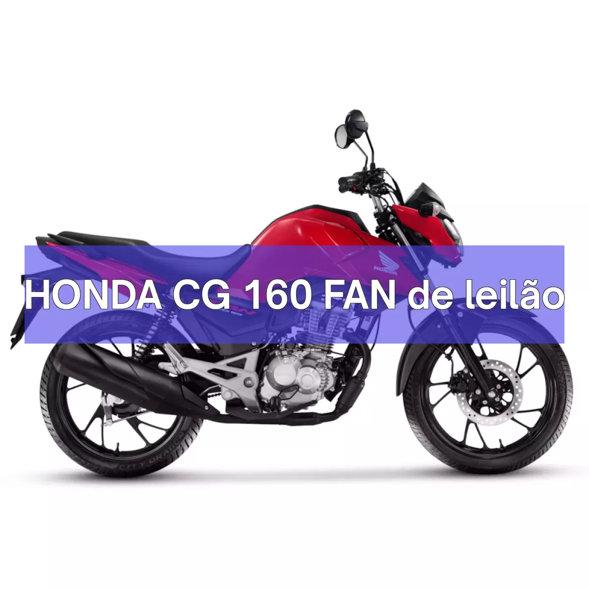 HONDA CG 160 FAN em leilão