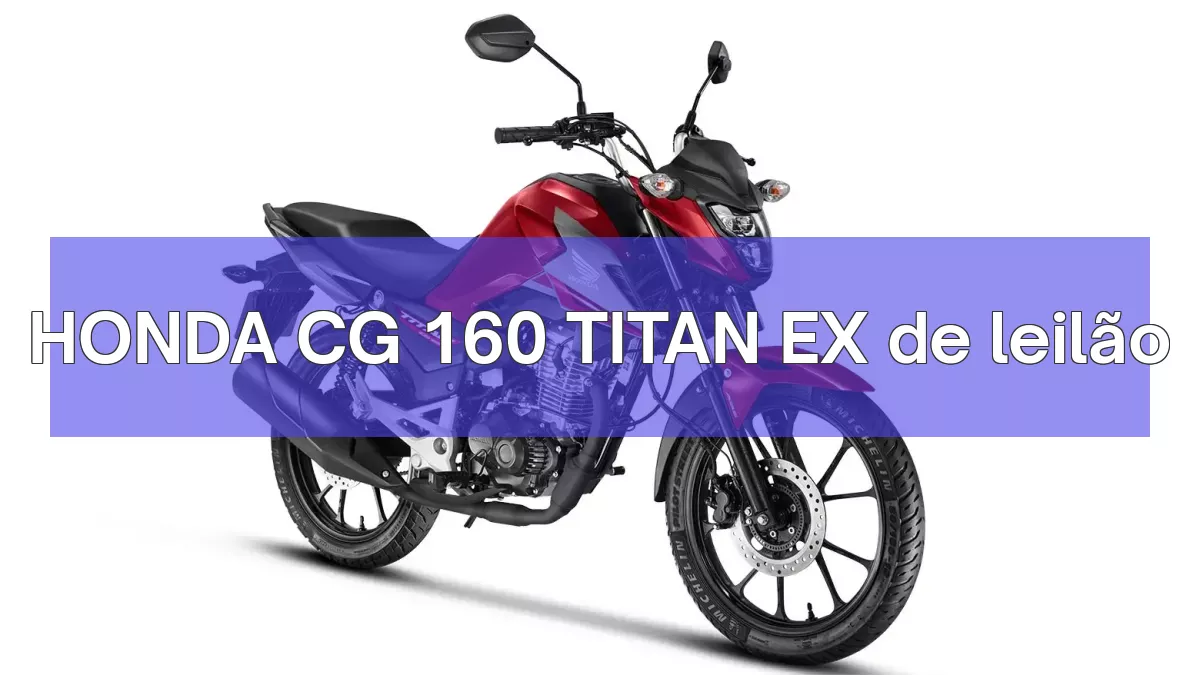 HONDA CG 160 TITAN EX em leilão
