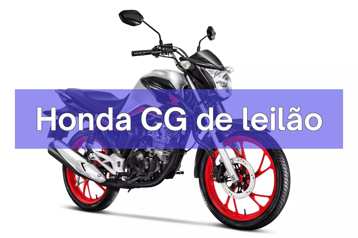 Honda CG em leilão