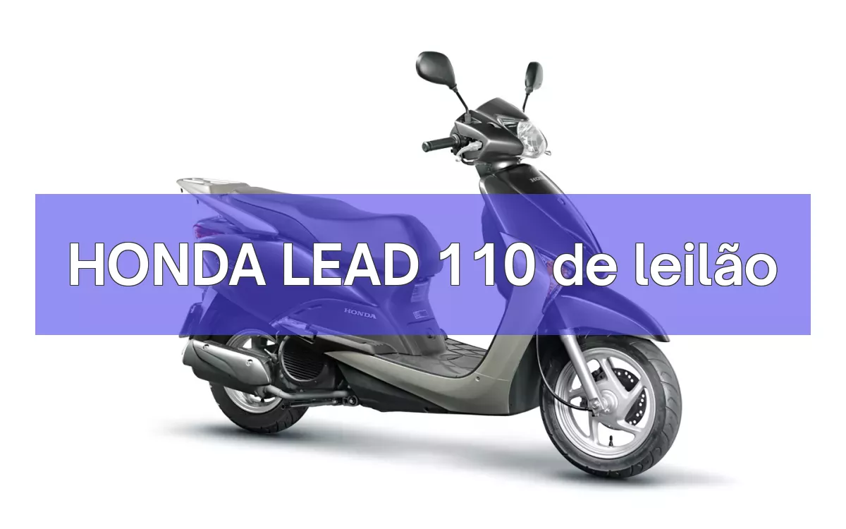 HONDA LEAD 110 em leilão