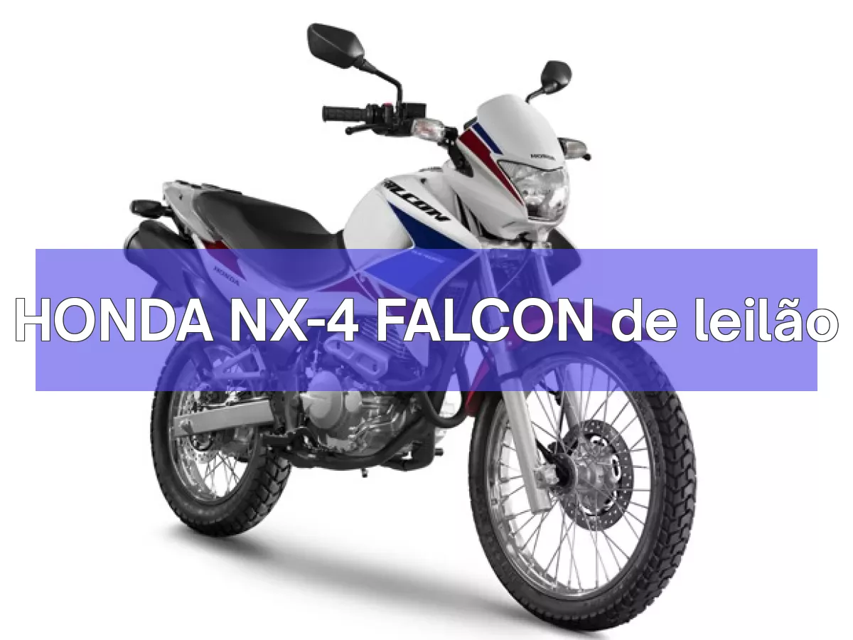 HONDA NX-4 FALCON em leilão