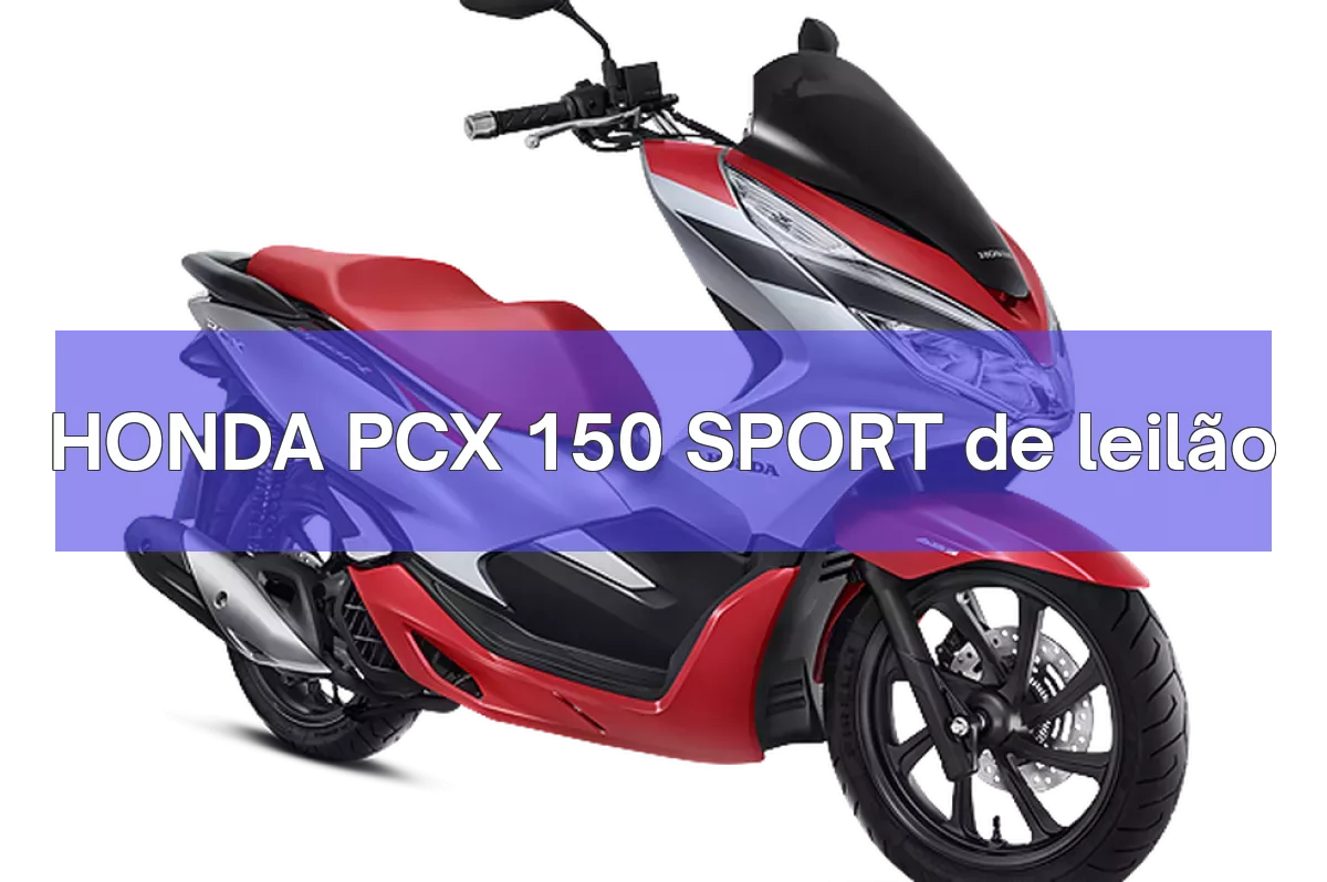 HONDA PCX 150 SPORT em leilão