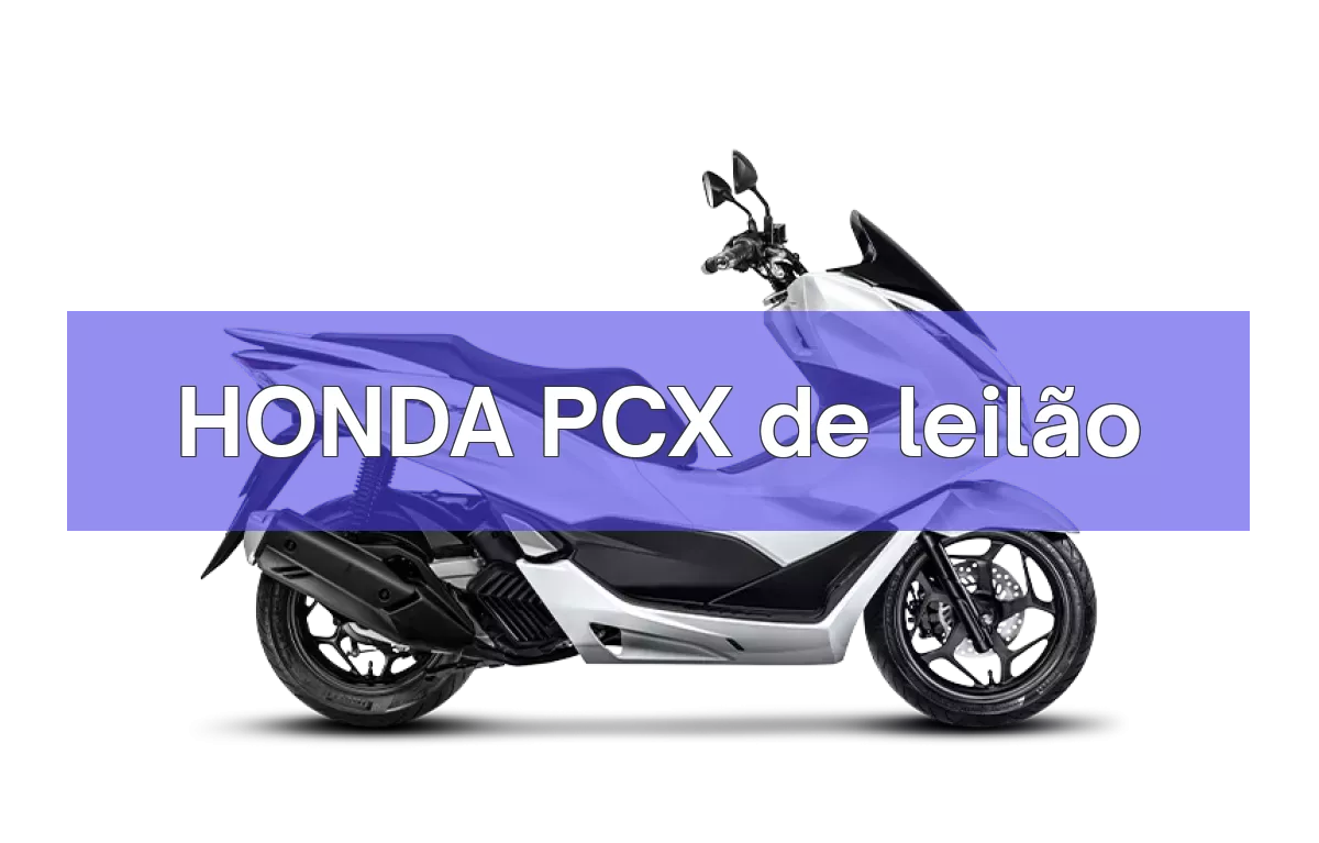 HONDA PCX em leilão