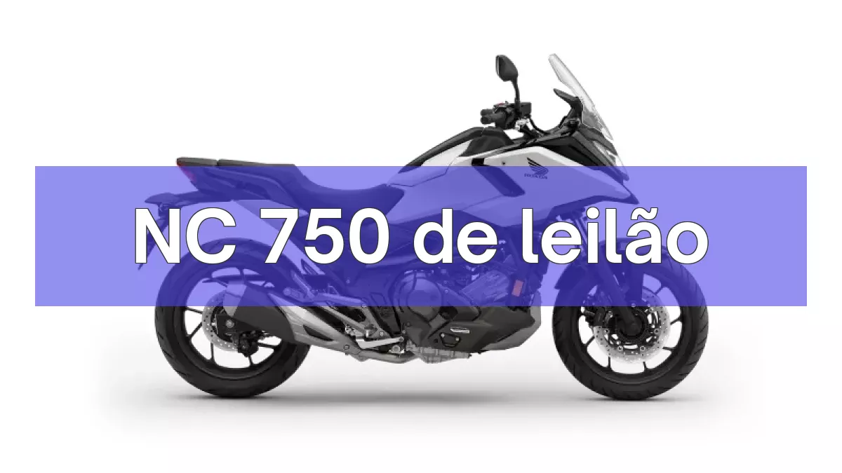 NC 750 em leilão