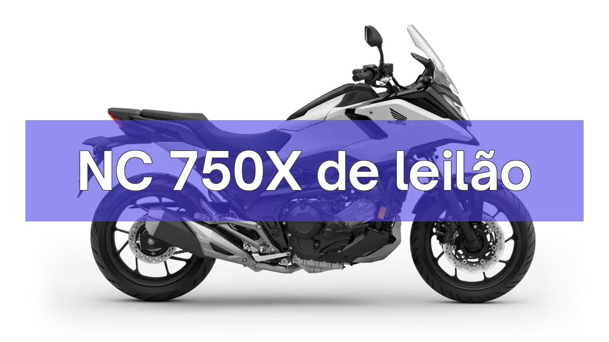 NC 750X em leilão