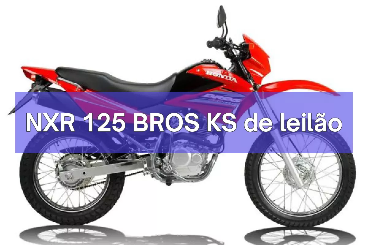 NXR 125 BROS KS em leilão