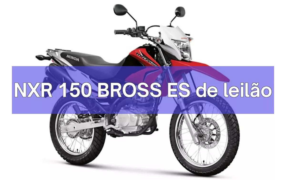 NXR 150 BROSS ES em leilão
