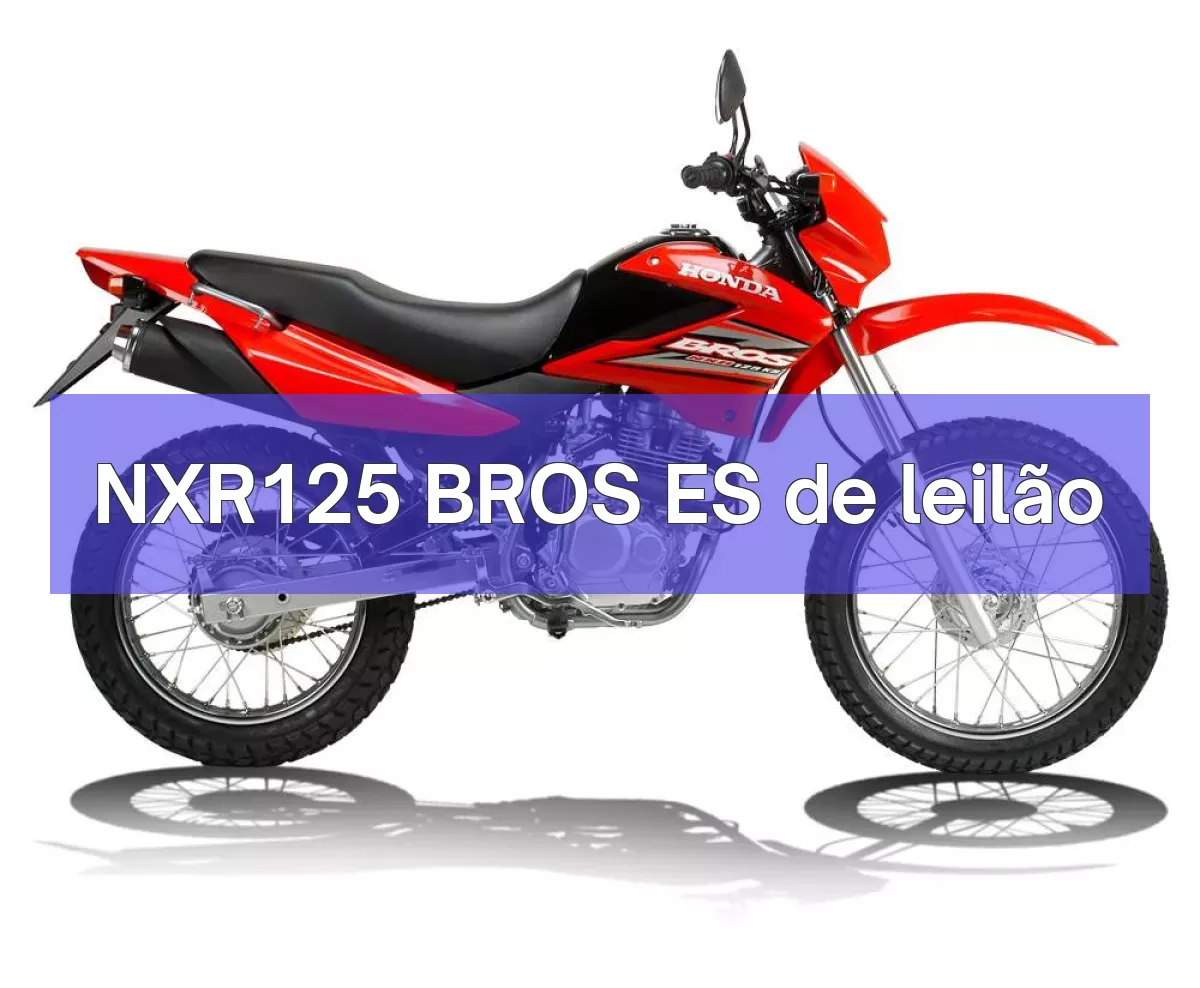 NXR125 BROS ES em leilão