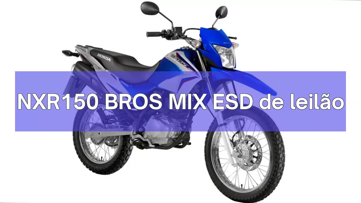 NXR150 BROS MIX ESD em leilão