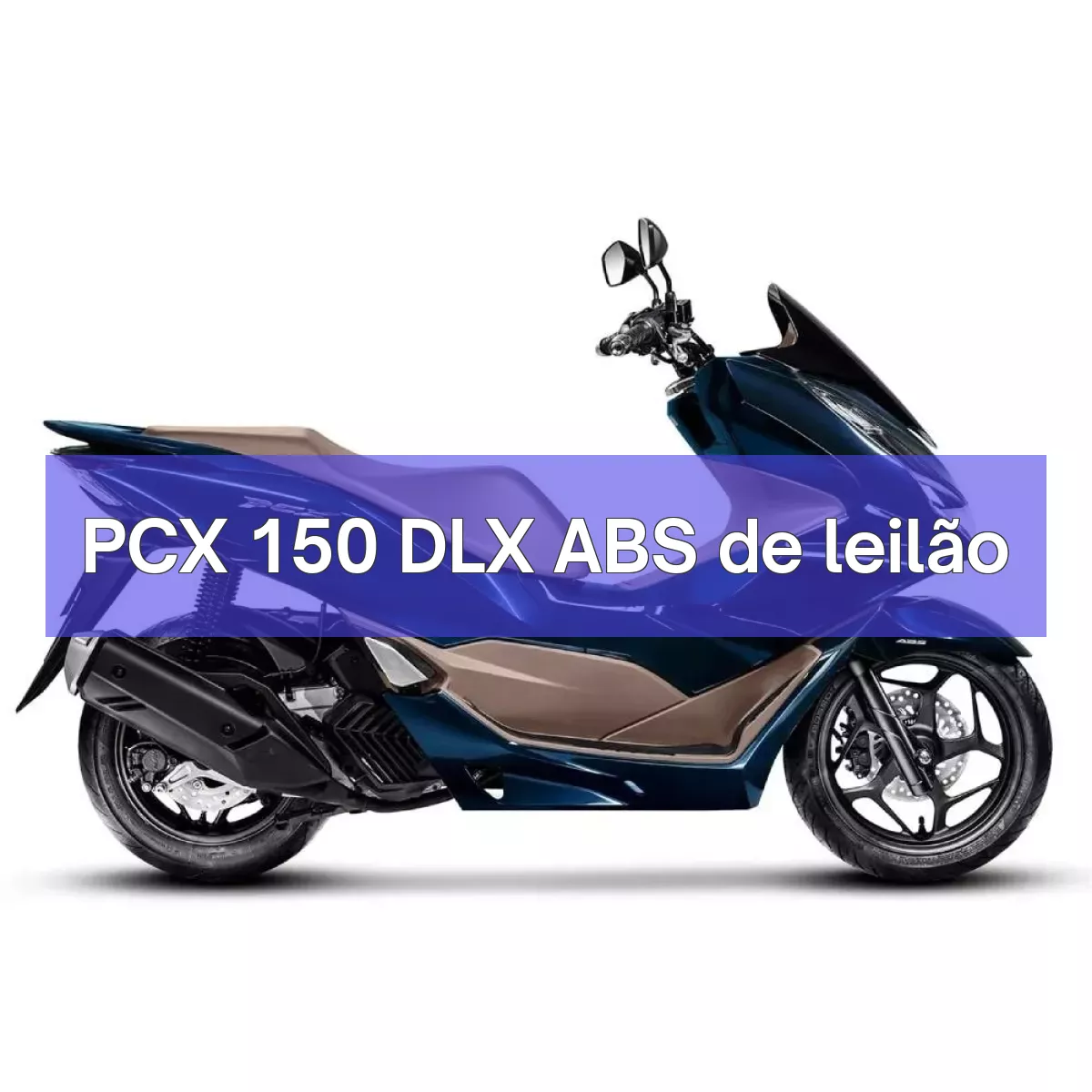 PCX 150 DLX ABS em leilão