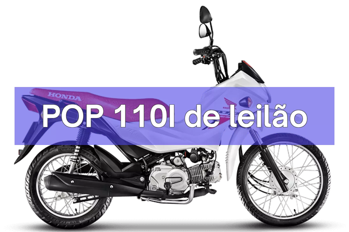 POP 110I em leilão