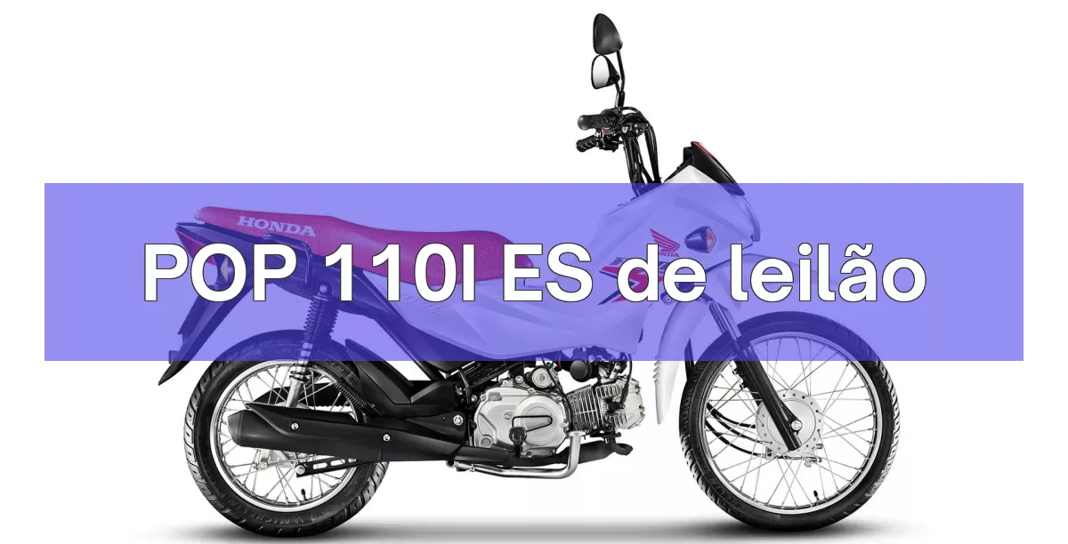 POP 110I ES em leilão