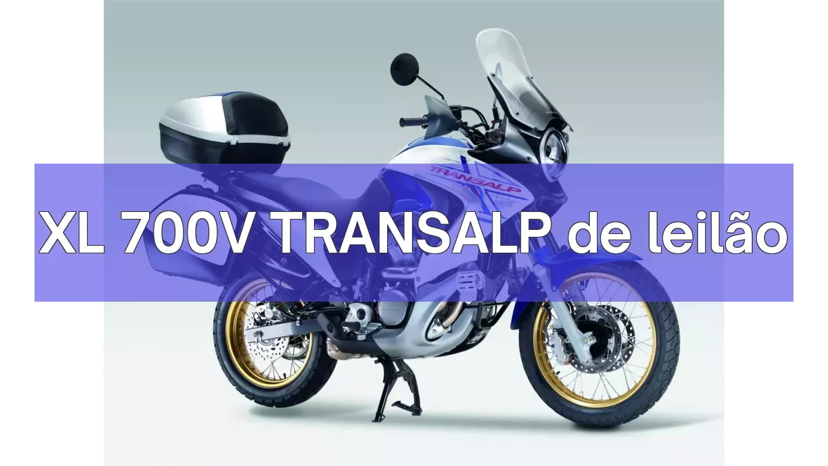 XL 700V TRANSALP em leilão