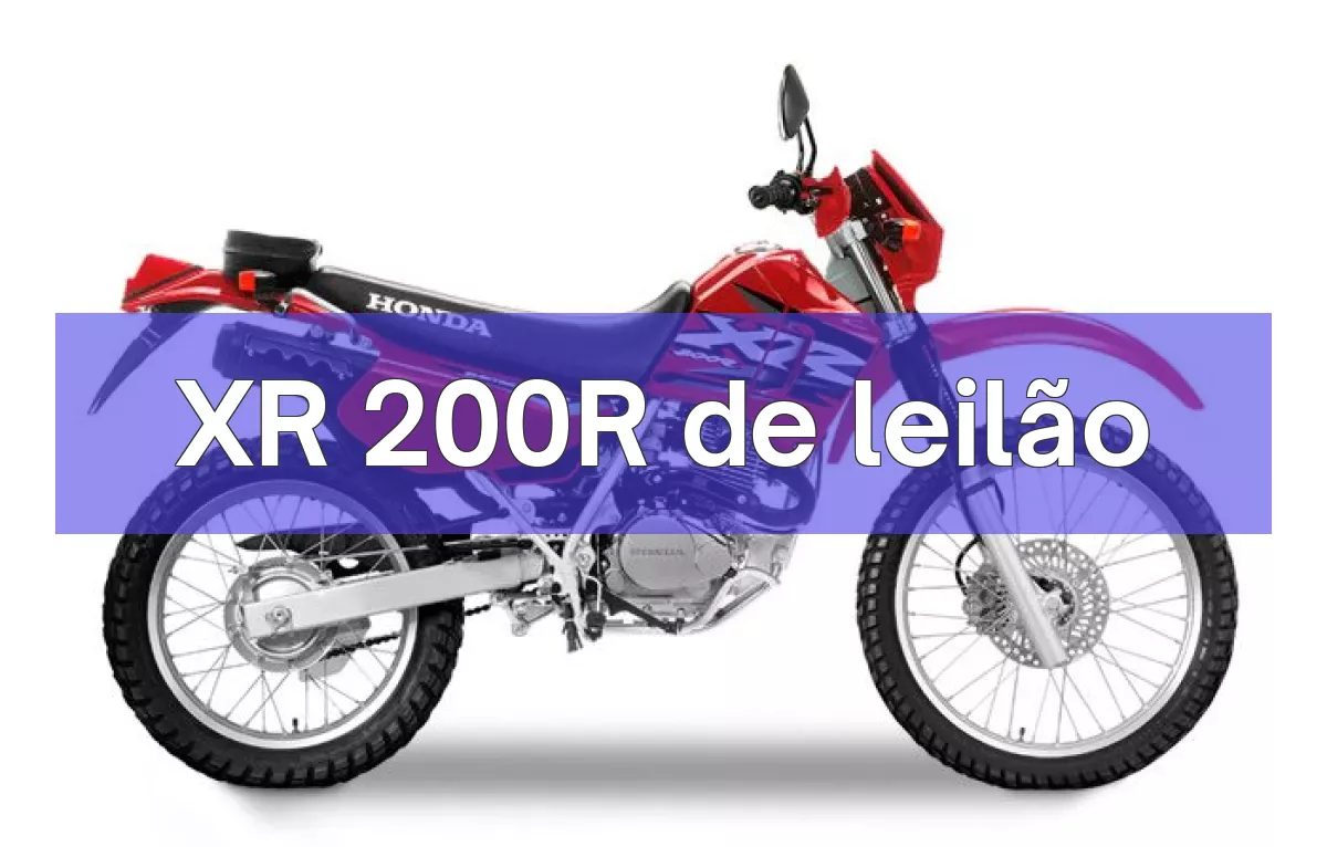 XR 200R em leilão