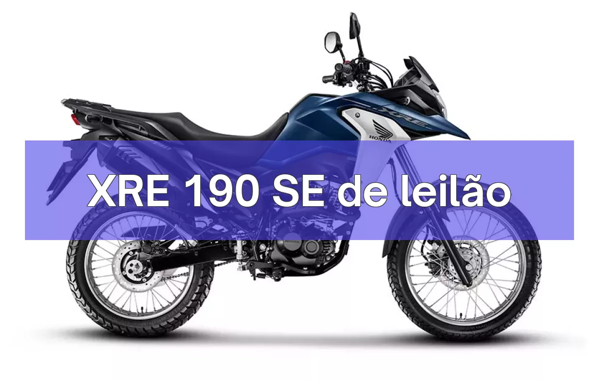 XRE 190 SE em leilão