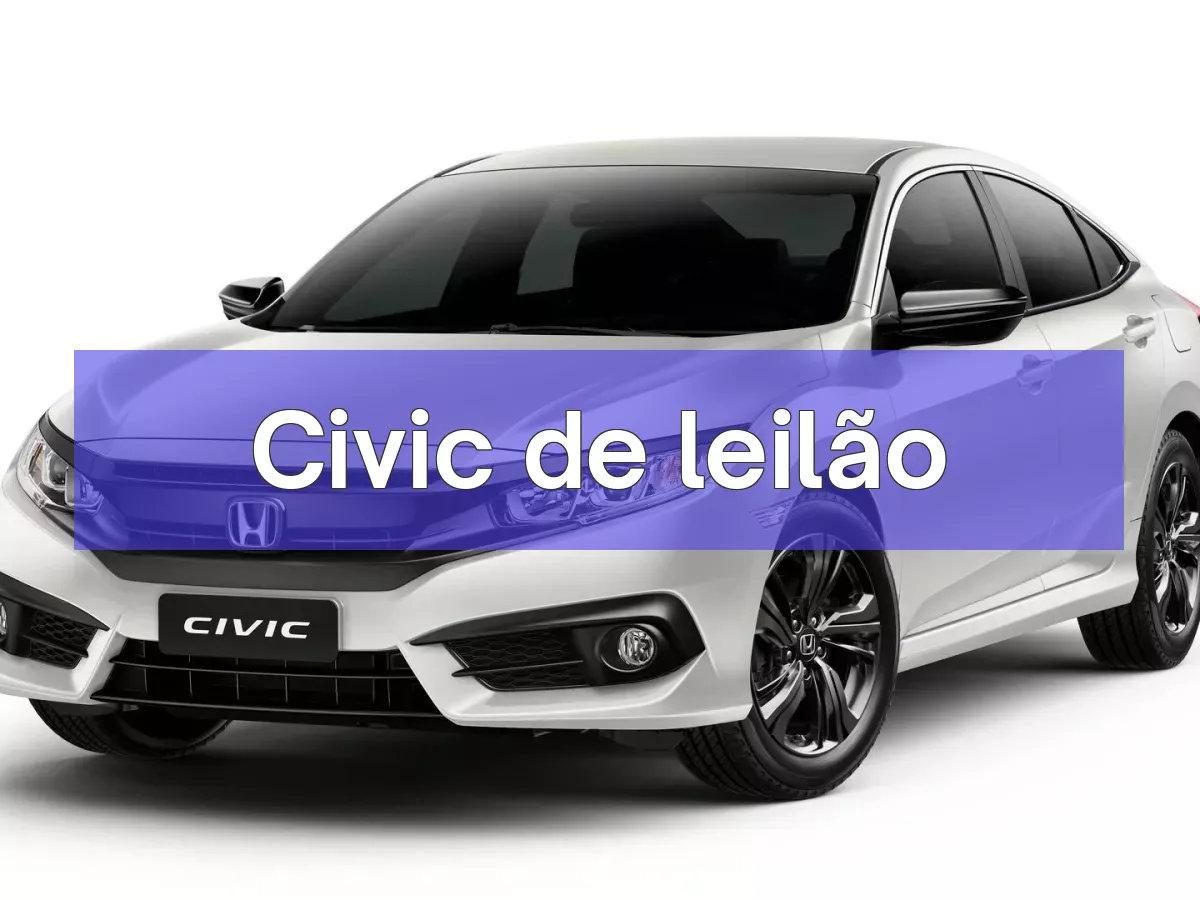 Civic em leilão