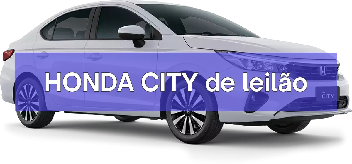 HONDA CITY em leilão