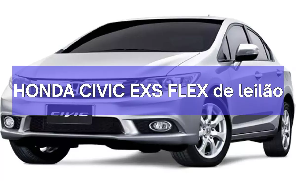 HONDA CIVIC EXS FLEX em leilão