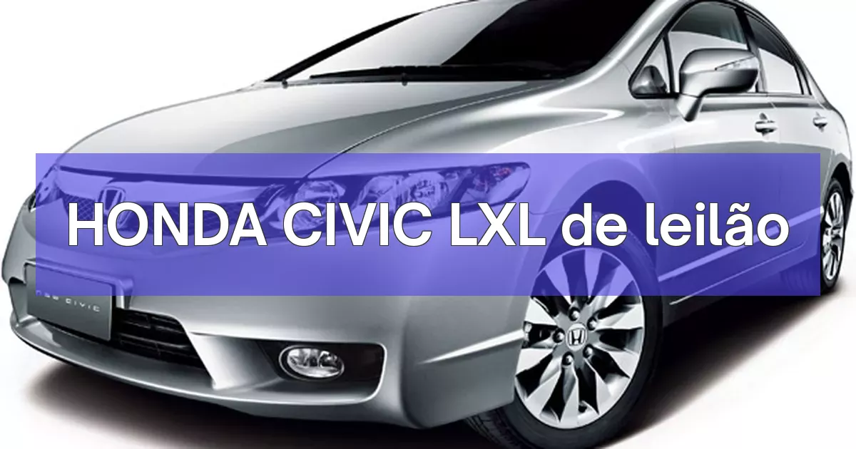 HONDA CIVIC LXL em leilão