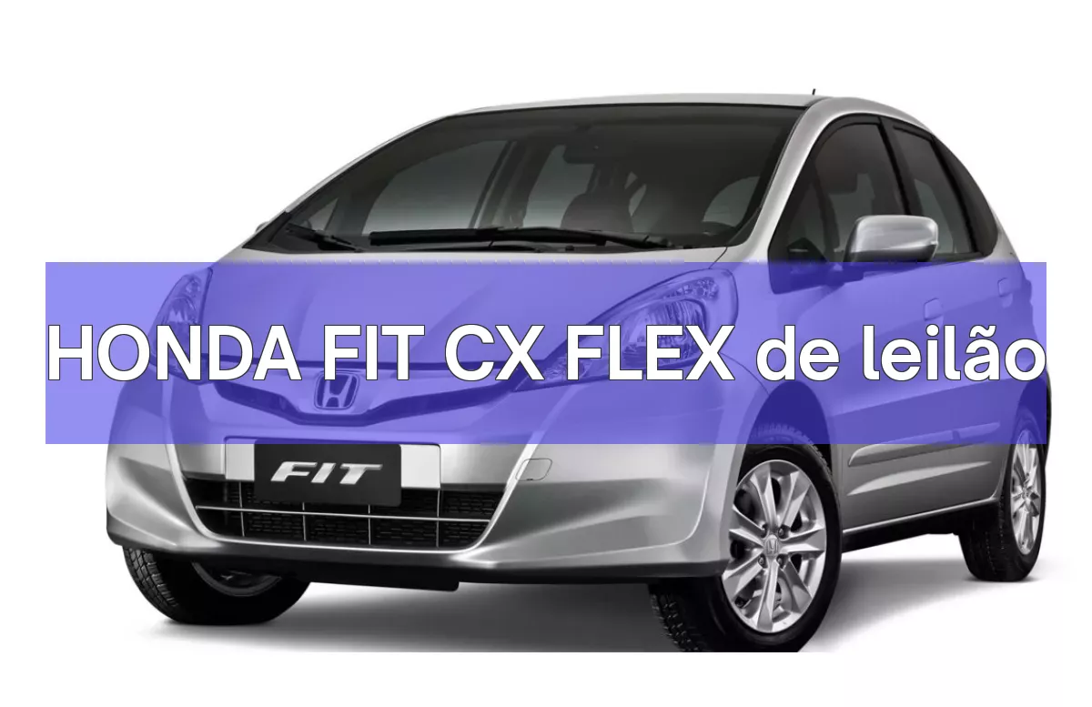 HONDA FIT CX FLEX em leilão