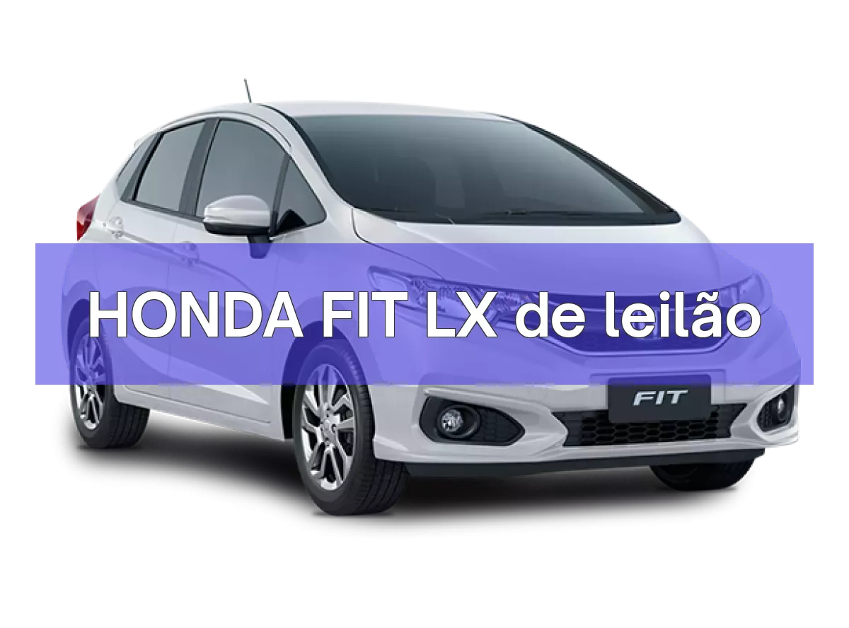 HONDA FIT LX em leilão