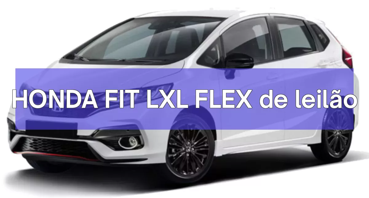 HONDA FIT LXL FLEX em leilão