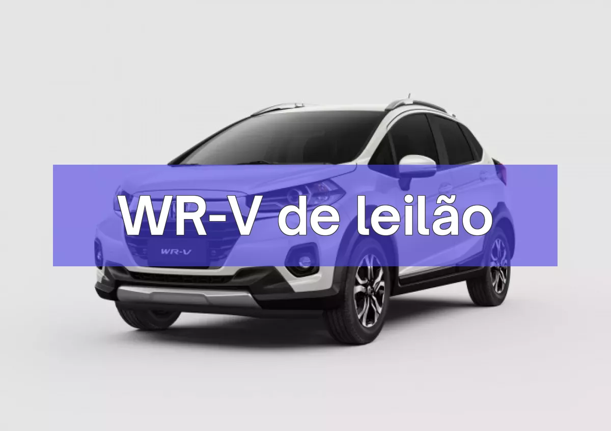 WR-V em leilão