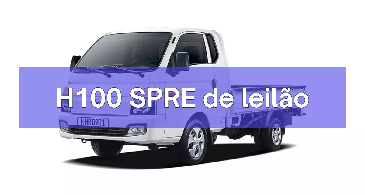 H100 SPRE em leilão