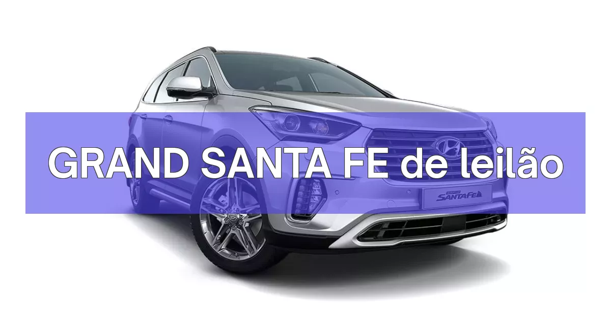 GRAND SANTA FE em leilão