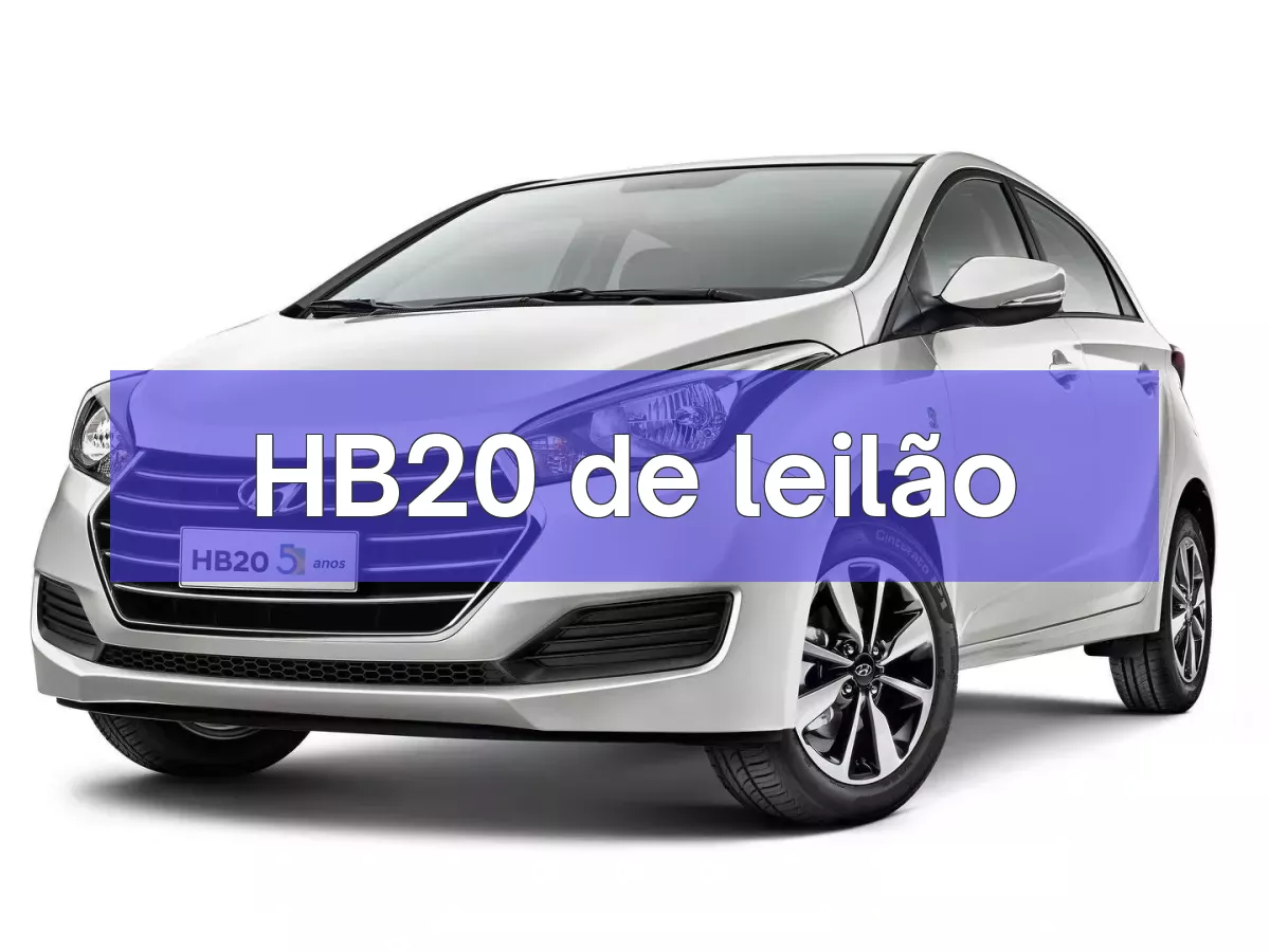 HB20 em leilão