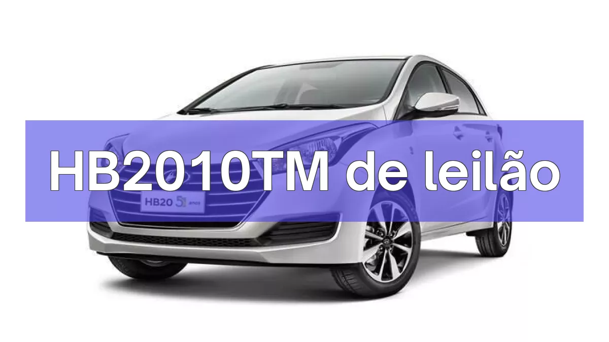 HB2010TM em leilão