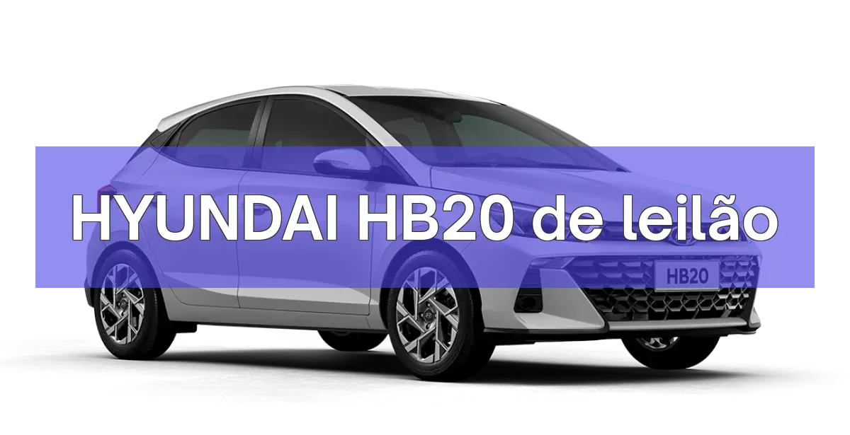 HYUNDAI HB20 em leilão