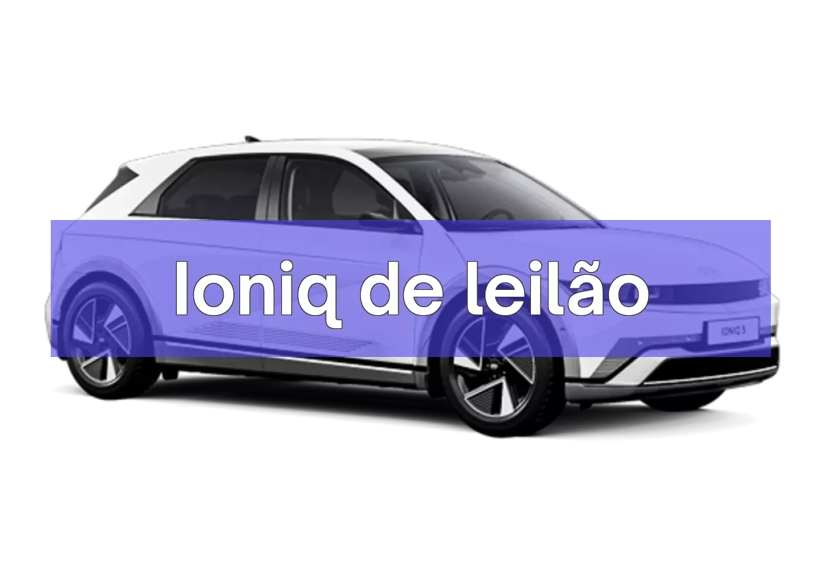 Ioniq em leilão