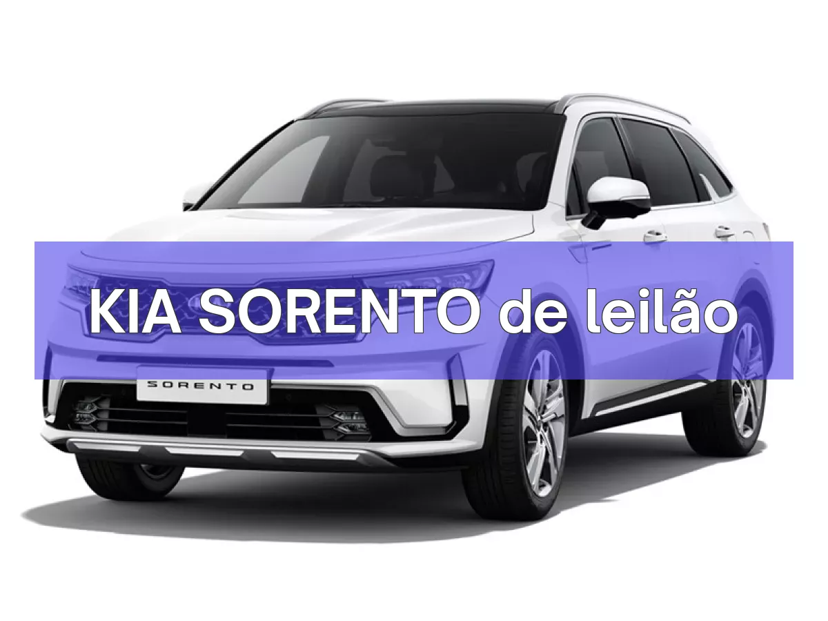 KIA SORENTO em leilão